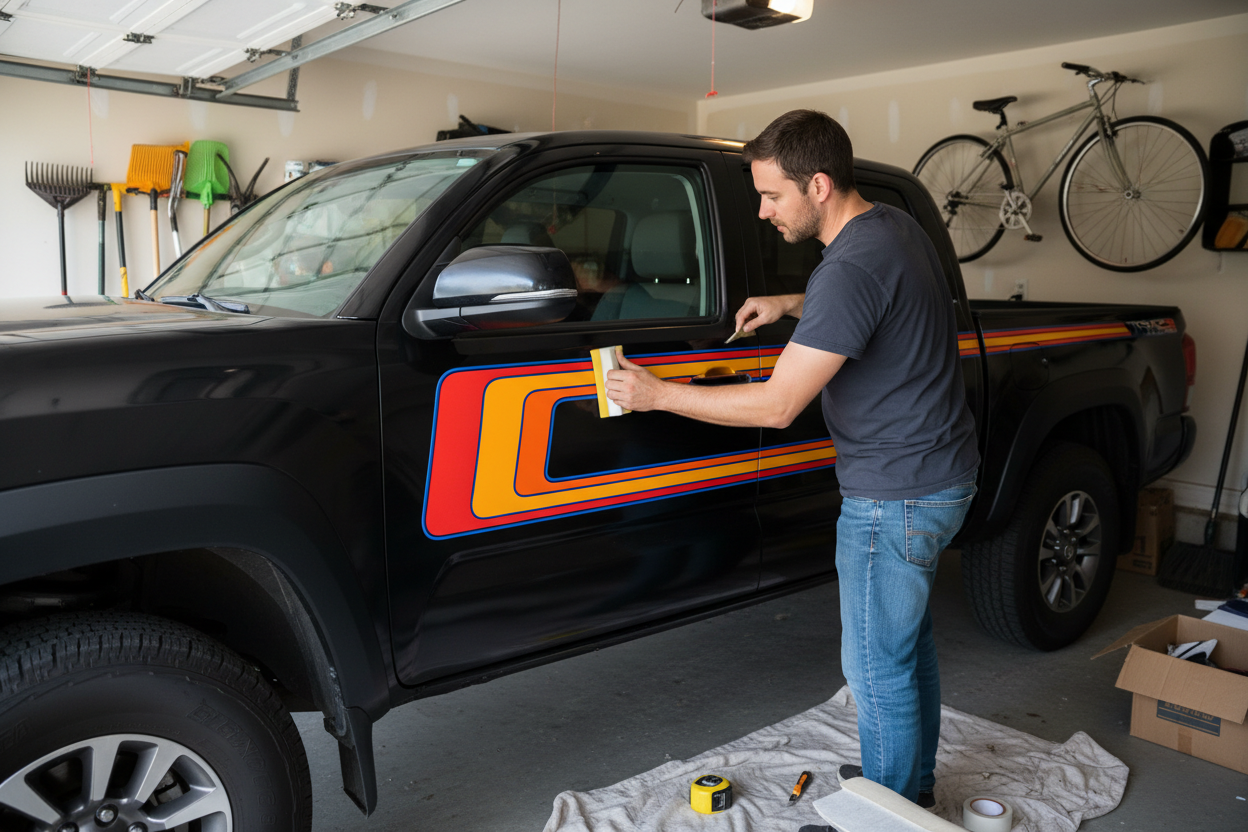 DIY Tacoma Retro Stripes